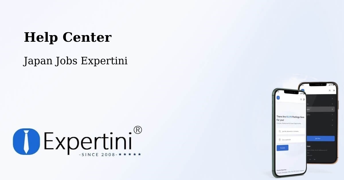 Help Center – Hidaka Shi - Japan Jobs Expertini