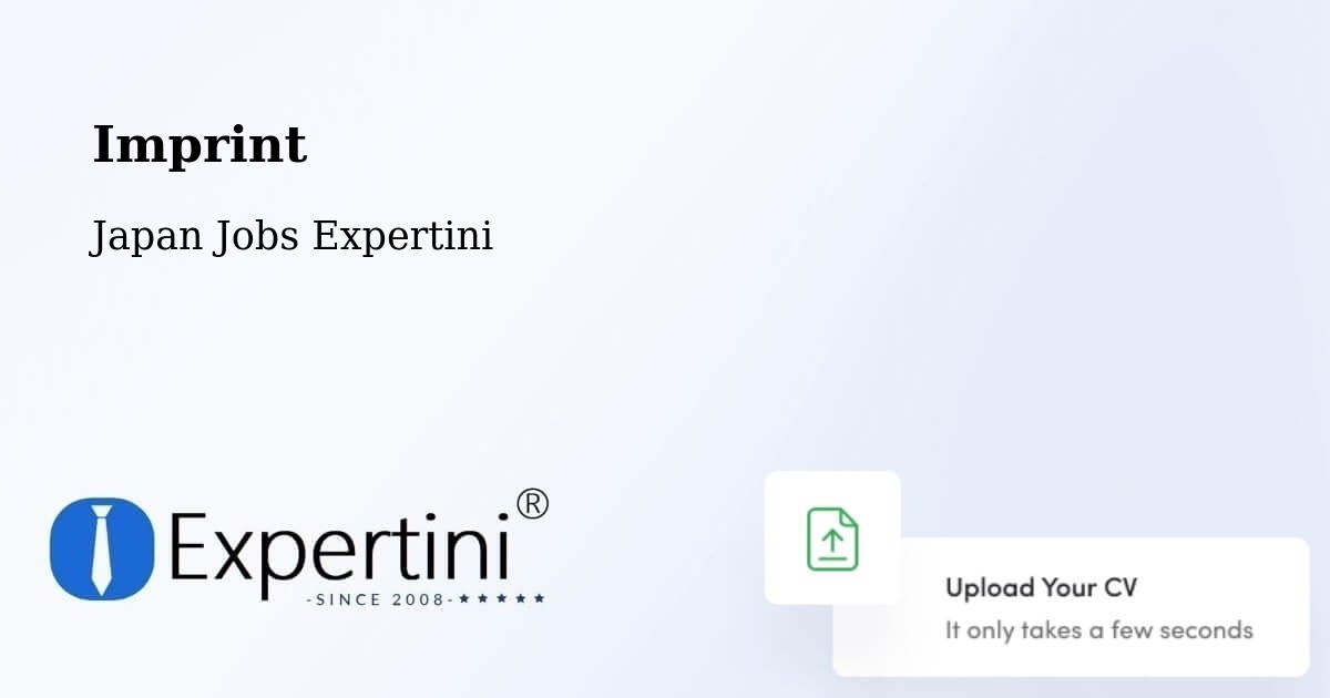 Imprint – Hidaka Shi - Japan Jobs Expertini