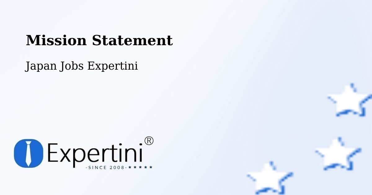 Corporate Mission – Hidaka Shi - Japan Jobs Expertini